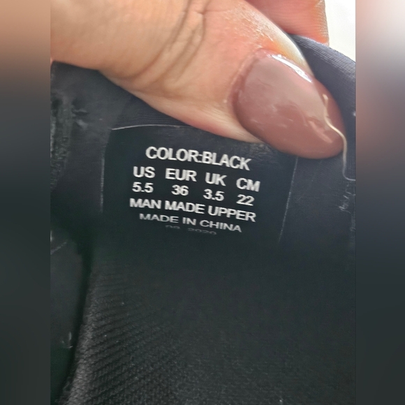 Snibbs Spaceclouds 2.0 Women's Black Athletic Casual Snaker size 5.5 - Picture 10 of 11